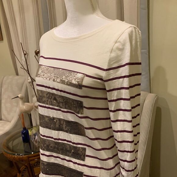 J crew 3/4 sleeve top 💕 - Picture 4 of 5